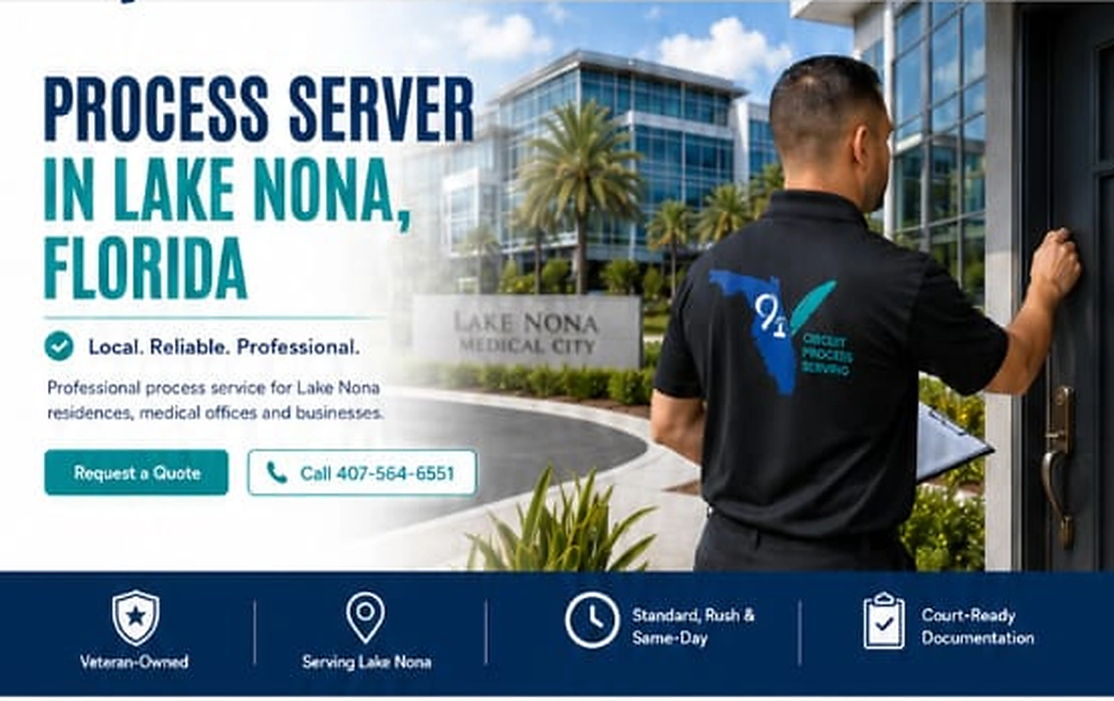 Professional Process Server in Lake Nona, Florida