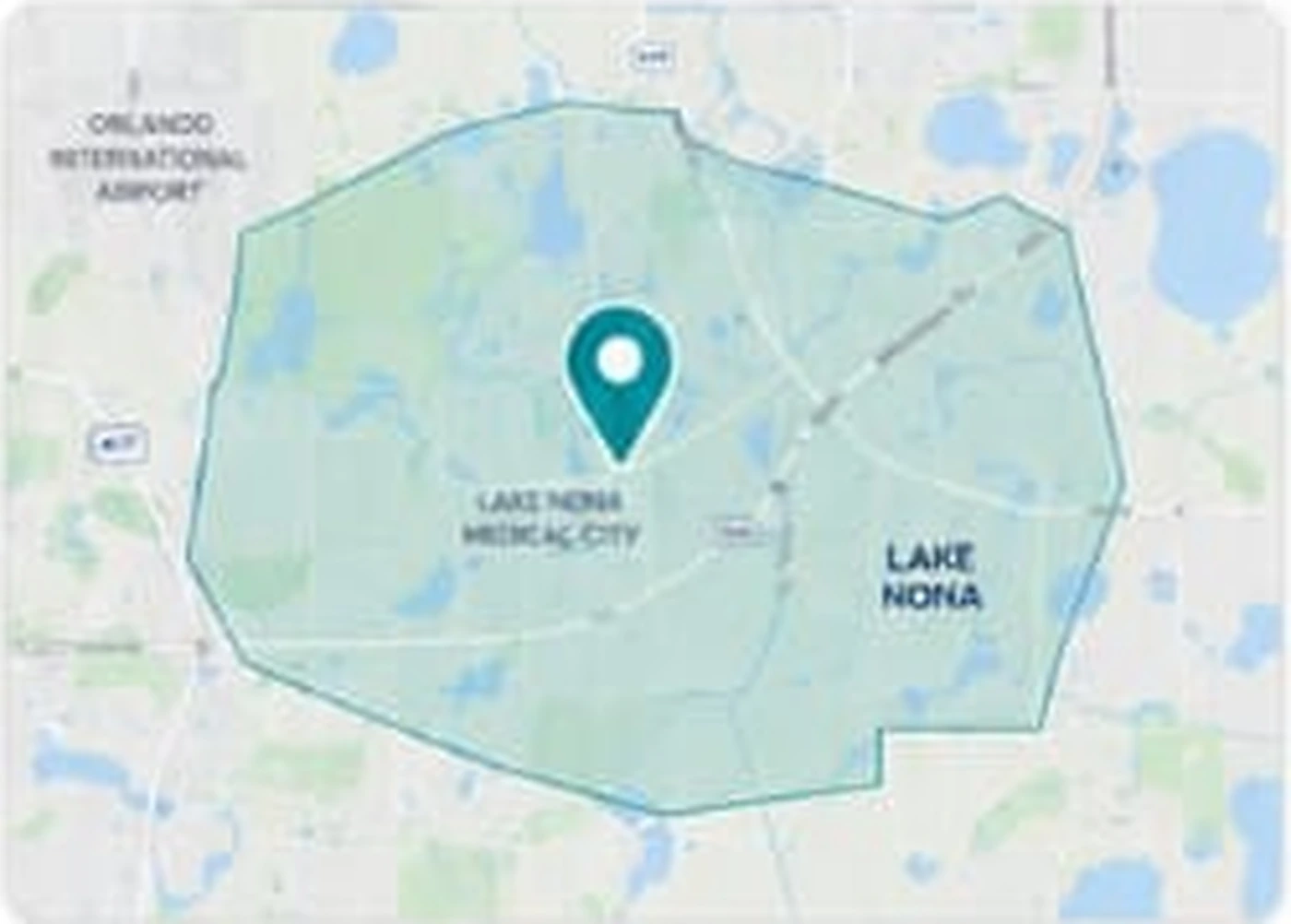 Lake Nona process-server coverage map